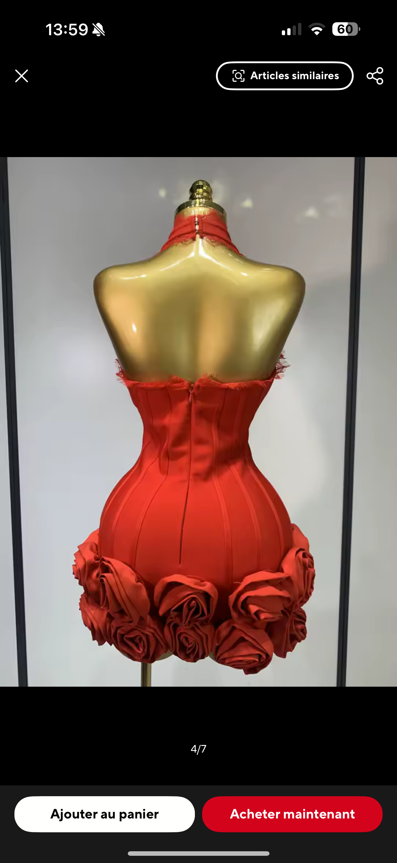 La Rosalia – Robe Couture Rouge
