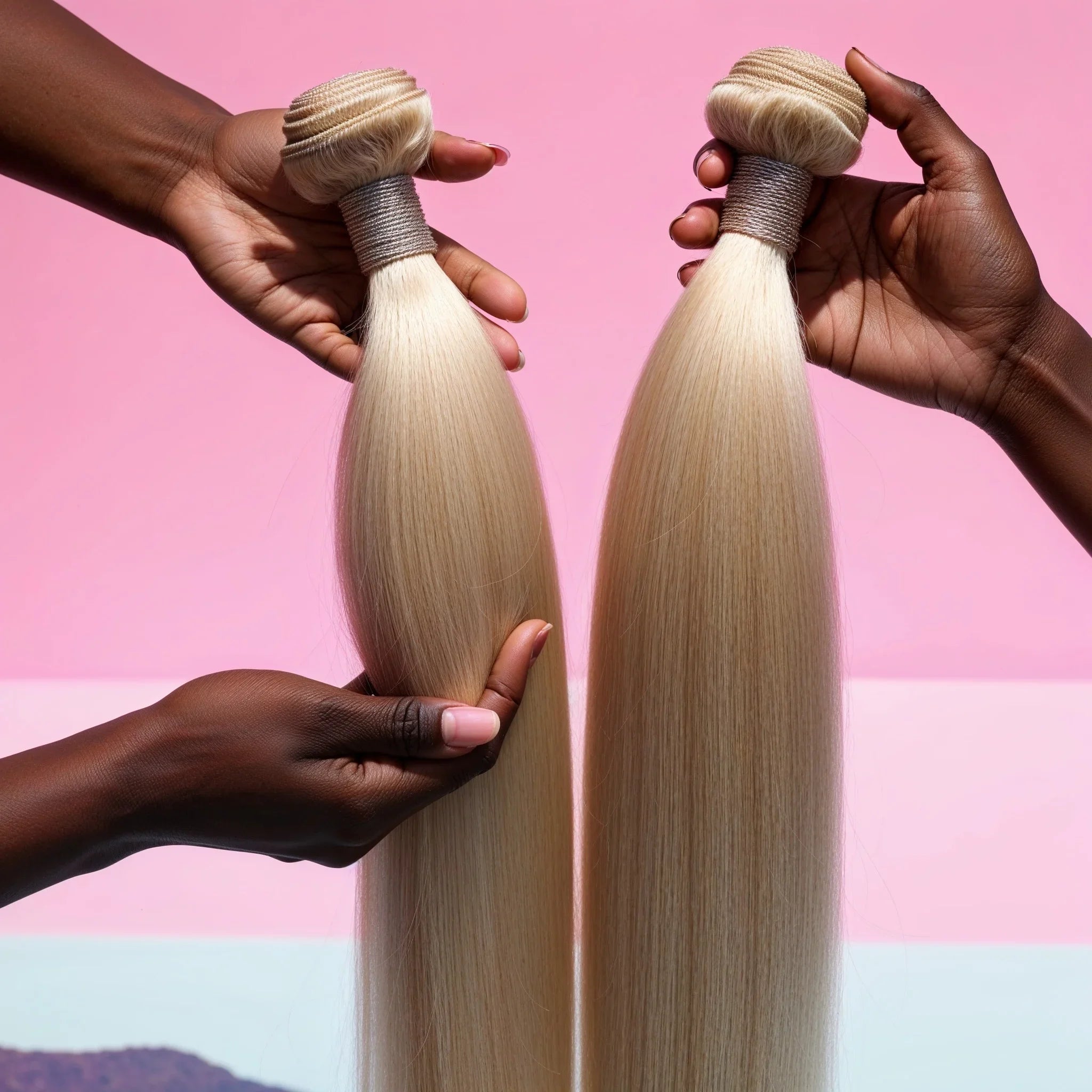 Straight 613 Blond Hair Bundle - TAMY DOLL HAIR 