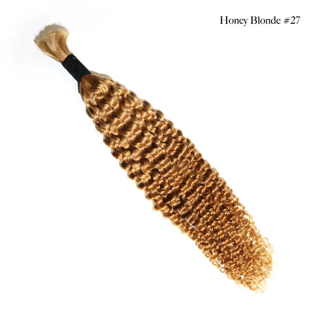 Boho Deep Curly Bulk Braiding Hair - TAMY DOLL HAIR 