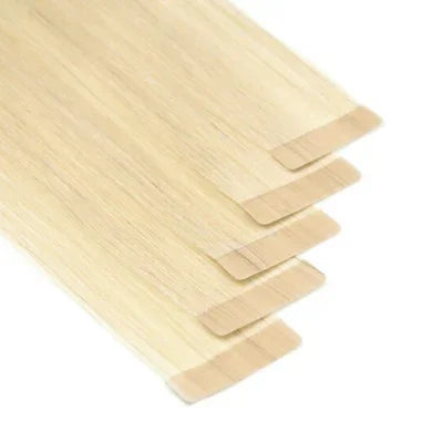 Platinum Blonde Tape-Ins - TAMY DOLL HAIR 