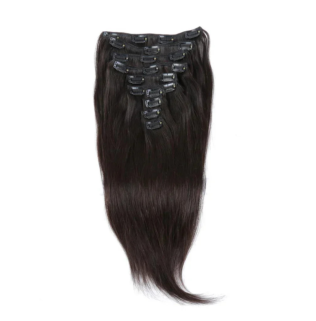 Straight Hair Clip In Extensions - TAMY DOLL HAIR 