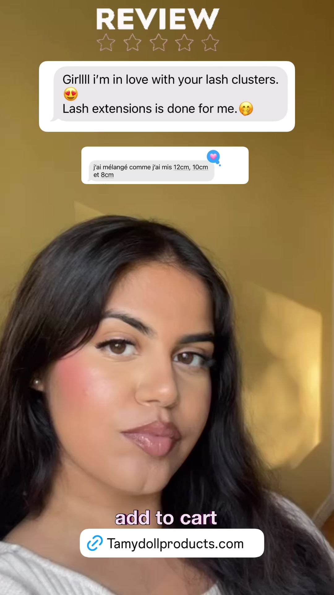 Tamydoll Luxury Lash Cluster Kit