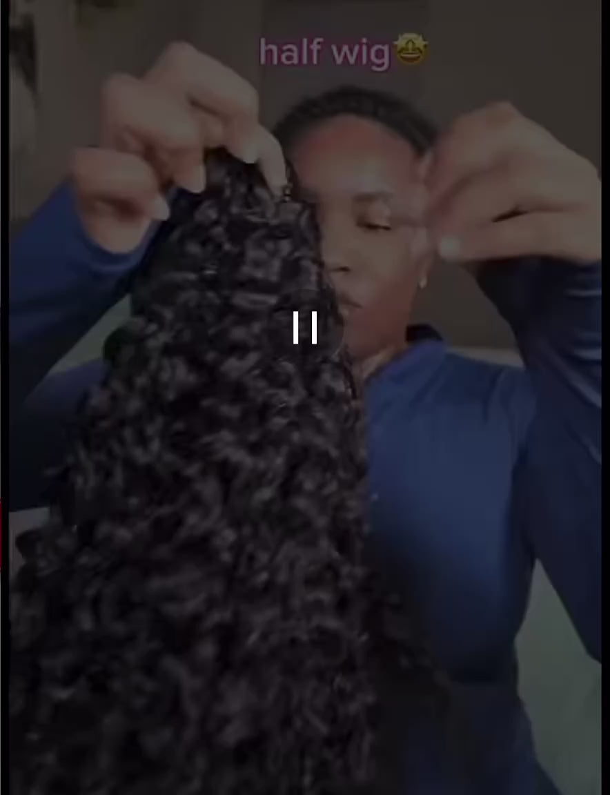 Burmese Curly Haft Wig