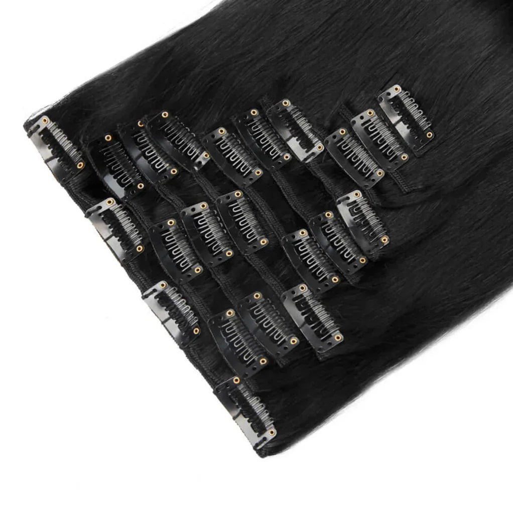 Straight Hair Clip In Extensions - TAMY DOLL HAIR 